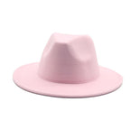 Modern Hats For Women Fedoras Winter Women Hats Simple Classic Hat Wedding Lady Retro Wide Brim Floppy Hat Men Fedora Hat Fashionable Classic Wide Brim Hat For Summer Dress Hats Stevvex