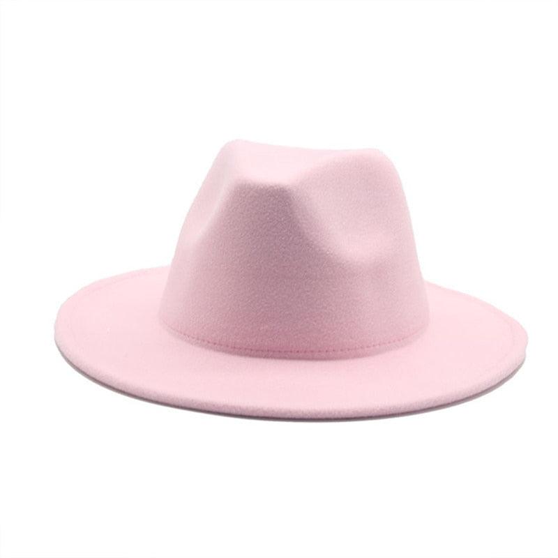 Modern Hats For Women Fedoras Winter Women Hats Simple Classic Hat Wedding Lady Retro Wide Brim Floppy Hat Men Fedora Hat Fashionable Classic Wide Brim Hat For Summer Dress Hats Stevvex