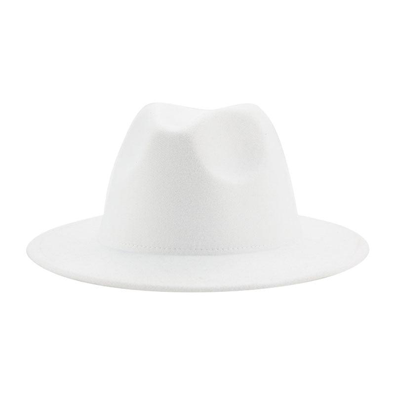 Modern Hats For Women Fedoras Winter Women Hats Simple Classic Hat Wedding Lady Retro Wide Brim Floppy Hat Men Fedora Hat Fashionable Classic Wide Brim Hat For Summer Dress Hats Stevvex