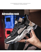 Modern High Quality Men's Casual Shoes Breathable Lightweight Lace-Up Outdoor Sports And Leisure Walking Non Slip Breathable Running Casual Sports Workout Basketball Sneakers