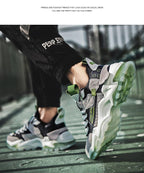 Modern High Quality Men's Casual Shoes Breathable Lightweight Lace-Up Outdoor Sports And Leisure Walking Non Slip Breathable Running Casual Sports Workout Basketball Sneakers