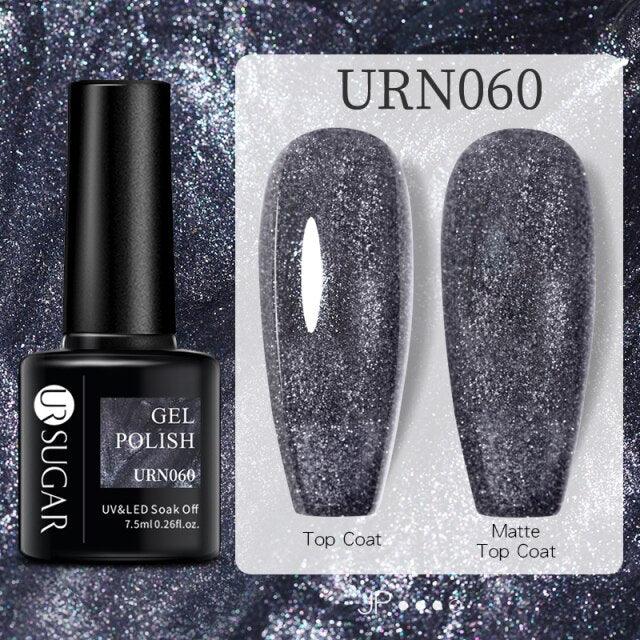 Modern Luxury Autumn Winter Womens Gel Polish Glossy Matte Diamond Effect Long Lasting Nail Art Sequins Design Stevvex