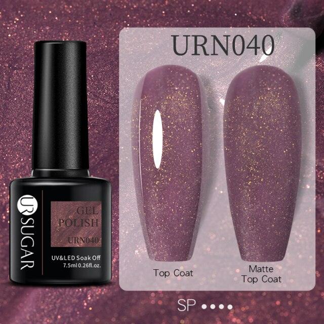 Modern Luxury Autumn Winter Womens Gel Polish Glossy Matte Diamond Effect Long Lasting Nail Art Sequins Design Stevvex