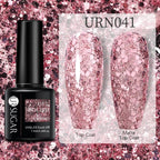 Modern Luxury Autumn Winter Womens Gel Polish Glossy Matte Diamond Effect Long Lasting Nail Art Sequins Design Stevvex