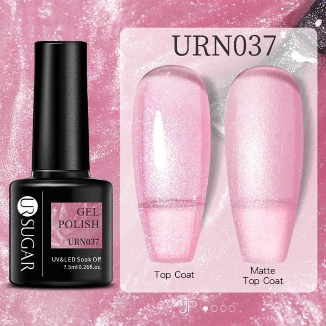 Modern Luxury Autumn Winter Womens Gel Polish Glossy Matte Diamond Effect Long Lasting Nail Art Sequins Design Stevvex