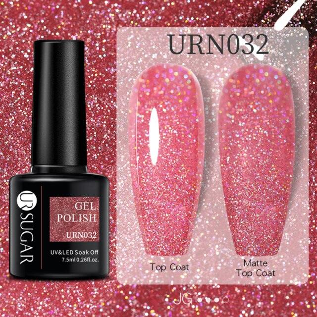 Modern Luxury Autumn Winter Womens Gel Polish Glossy Matte Diamond Effect Long Lasting Nail Art Sequins Design Stevvex