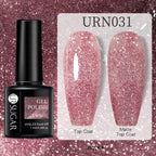 Modern Luxury Autumn Winter Womens Gel Polish Glossy Matte Diamond Effect Long Lasting Nail Art Sequins Design Stevvex