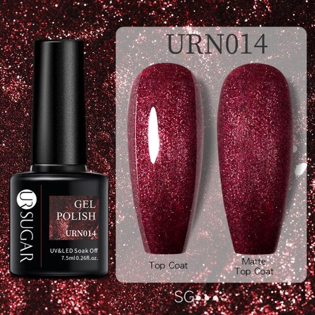 Modern Luxury Autumn Winter Womens Gel Polish Glossy Matte Diamond Effect Long Lasting Nail Art Sequins Design Stevvex