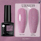 Modern Luxury Autumn Winter Womens Gel Polish Glossy Matte Diamond Effect Long Lasting Nail Art Sequins Design Stevvex