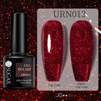 Modern Luxury Autumn Winter Womens Gel Polish Glossy Matte Diamond Effect Long Lasting Nail Art Sequins Design Stevvex