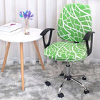 Modern Office Boss Chair Cover Spandex Computer Gamer Swivel Chair Covers Washable Armchair Slipcover For Net Bar Computer Stretch Chair Covers Spandex Office Computer Chair Cover Removable Washable Rotate Swivel Chair Protective Covers Stevvex
