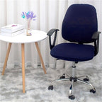 Modern Office Boss Chair Cover Spandex Computer Gamer Swivel Chair Covers Washable Armchair Slipcover For Net Bar Computer Stretch Chair Covers Spandex Office Computer Chair Cover Removable Washable Rotate Swivel Chair Protective Covers Stevvex