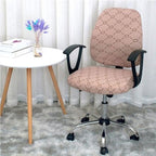 Modern Office Boss Chair Cover Spandex Computer Gamer Swivel Chair Covers Washable Armchair Slipcover For Net Bar Computer Stretch Chair Covers Spandex Office Computer Chair Cover Removable Washable Rotate Swivel Chair Protective Covers Stevvex