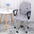 Modern Office Boss Chair Cover Spandex Computer Gamer Swivel Chair Covers Washable Armchair Slipcover For Net Bar Computer Stretch Chair Covers Spandex Office Computer Chair Cover Removable Washable Rotate Swivel Chair Protective Covers Stevvex