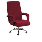 Modern Office Chair Covers Stretch Washable Computer Chair Slipcovers for Universal Rotating Chair  Spandex Anti dirty Computer Chair Cover Elastic Polyester Office Chair Cover Easy Washable Removable With Armrest Cover Stevvex