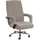 Modern Office Chair Covers Stretch Washable Computer Chair Slipcovers for Universal Rotating Chair  Spandex Anti dirty Computer Chair Cover Elastic Polyester Office Chair Cover Easy Washable Removable With Armrest Cover Stevvex