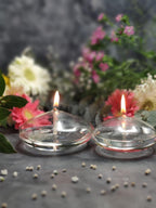 Modern Oil Glass Lamp Small Winter Garden Home Decor Fantastic Birthday Party Inspiration Firefly Refillable Liquid Bliss Round Glass Oil Candle Stevvex
