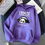 Modern Print New Women's Sweatshirt Warm Vintage Pullover For Woman Fashion Round Neck Hoodie Female Casual Loose Round Neck Cute Print Fashion Long-Sleeved Sweatshirt Pullover Hoodie Stevvex