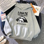Modern Print New Women's Sweatshirt Warm Vintage Pullover For Woman Fashion Round Neck Hoodie Female Casual Loose Round Neck Cute Print Fashion Long-Sleeved Sweatshirt Pullover Hoodie Stevvex