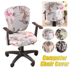Modern Printing Elastic Stretch Office Chair Cover Computer Armchair Slipcover Protector Anti-dirty Rotating Chair Seat Case Computer Office Chair Covers - Protective & Stretchable Universal Chair Cover Stretch Rotating Chair Slipcover Stevvex
