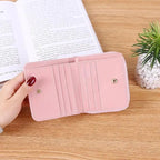Modern PU Leather Card Holder Wallet Women Fashion Small Zipper Wallet Retro Mini Bags For Women Stevvex