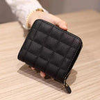 Modern PU Leather Card Holder Wallet Women Fashion Small Zipper Wallet Retro Mini Bags For Women Stevvex