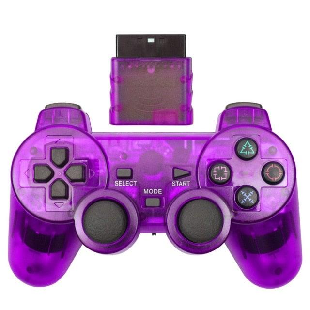 Modern Purple Wireless Joystick Gamepad Controller Along With Double Vibration Shock Perfect For PC Laptop Smart TV Stevvex