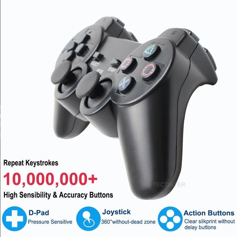 Modern Purple Wireless Joystick Gamepad Controller Along With Double Vibration Shock Perfect For PC Laptop Smart TV Stevvex