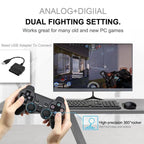 Modern Purple Wireless Joystick Gamepad Controller Along With Double Vibration Shock Perfect For PC Laptop Smart TV Stevvex