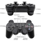 Modern Purple Wireless Joystick Gamepad Controller Along With Double Vibration Shock Perfect For PC Laptop Smart TV Stevvex