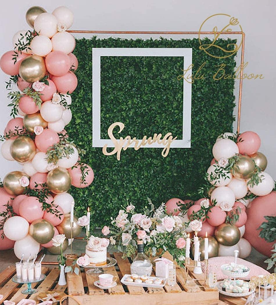 Modern Rose Blush Pink And Gold Balloon Garland kit for Girls Garden Birthday Party Wedding Balloon Baby Shower Bachelorate Party Girl Bitrhday Ballons Stevvex