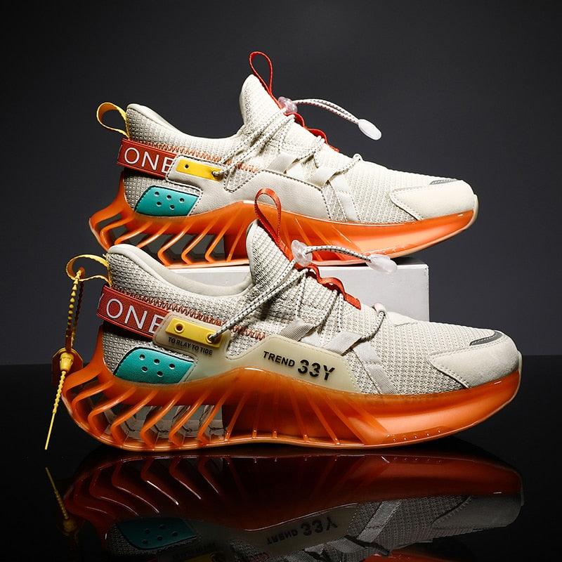 Modern Running Shoes Men Trendy Sneakers Sports Non-Slip High Quality Running Shoes Blade Sneakers Casual Athletic Walking Tennis Shoes Fashion Sneakers For Men Stevvex