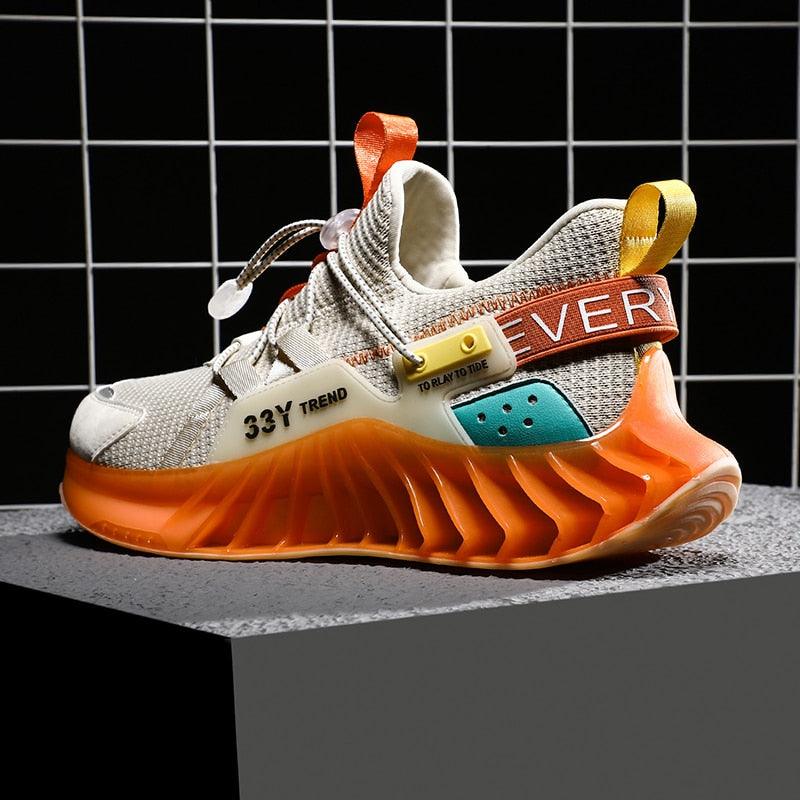 Modern Running Shoes Men Trendy Sneakers Sports Non-Slip High Quality Running Shoes Blade Sneakers Casual Athletic Walking Tennis Shoes Fashion Sneakers For Men Stevvex