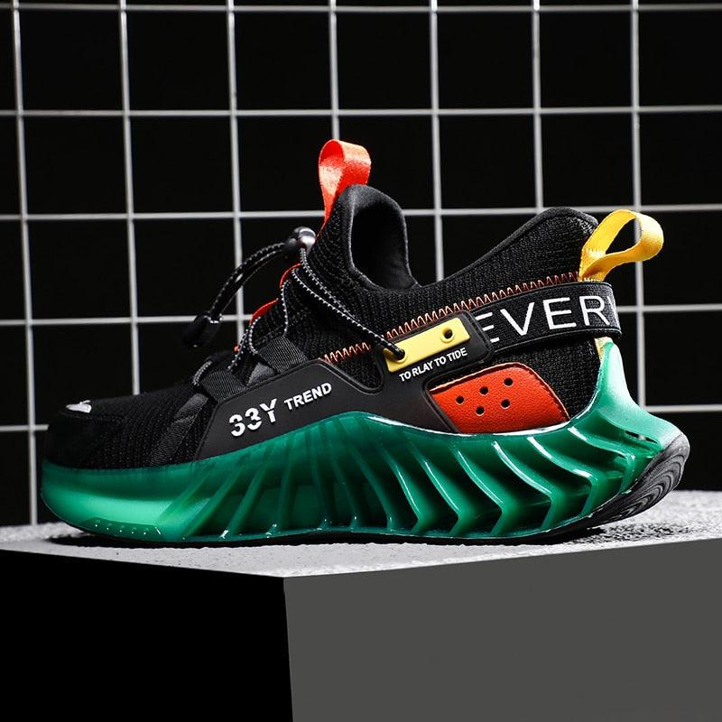Modern Running Shoes Men Trendy Sneakers Sports Non-Slip High Quality Running Shoes Blade Sneakers Casual Athletic Walking Tennis Shoes Fashion Sneakers For Men Stevvex