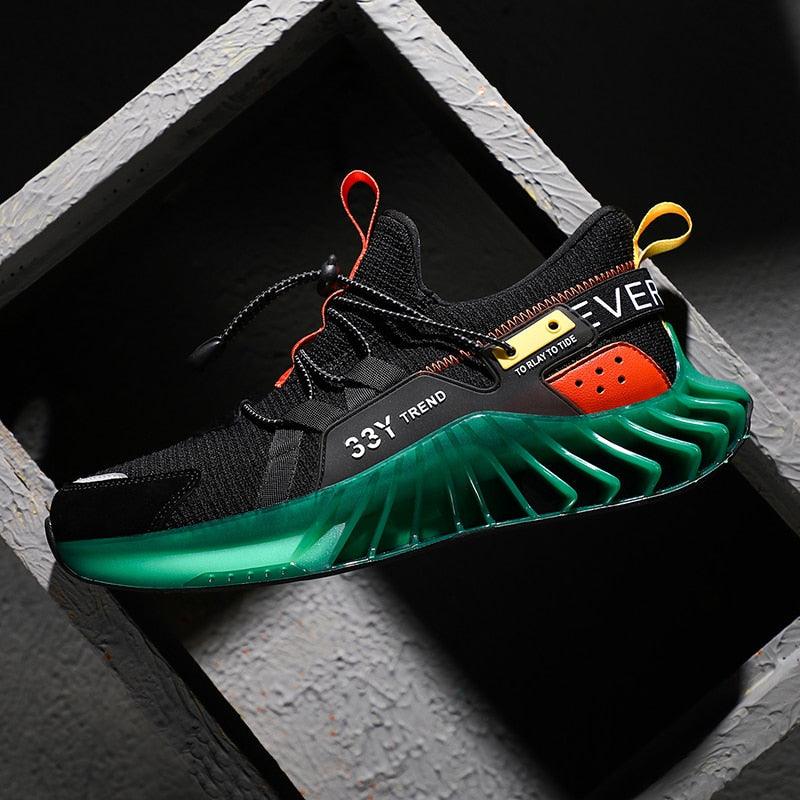 Modern Running Shoes Men Trendy Sneakers Sports Non-Slip High Quality Running Shoes Blade Sneakers Casual Athletic Walking Tennis Shoes Fashion Sneakers For Men Stevvex