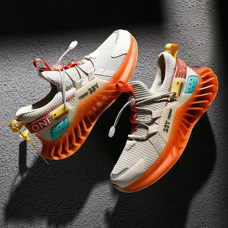 Modern Running Shoes Men Trendy Sneakers Sports Non-Slip High Quality Running Shoes Blade Sneakers Casual Athletic Walking Tennis Shoes Fashion Sneakers For Men Stevvex