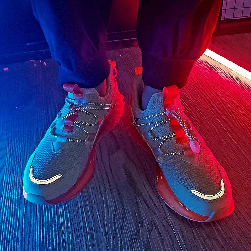Modern Running Shoes Men Trendy Sneakers Sports Non-Slip High Quality Running Shoes Blade Sneakers Casual Athletic Walking Tennis Shoes Fashion Sneakers For Men Stevvex