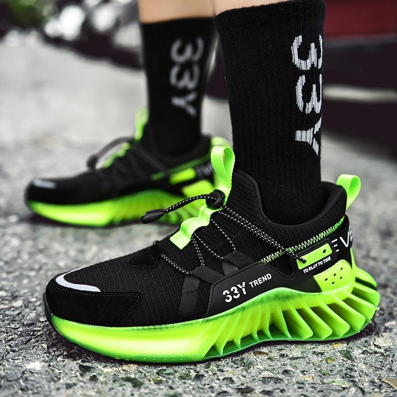 Modern Running Shoes Men Trendy Sneakers Sports Non-Slip High Quality Running Shoes Blade Sneakers Casual Athletic Walking Tennis Shoes Fashion Sneakers For Men Stevvex