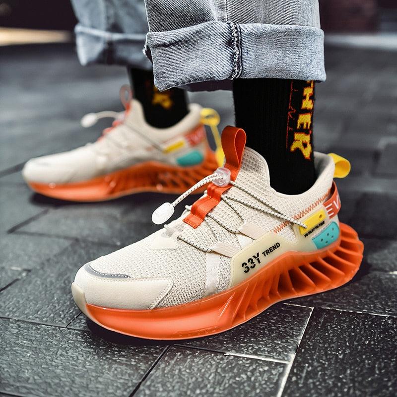 Modern Running Shoes Men Trendy Sneakers Sports Non-Slip High Quality Running Shoes Blade Sneakers Casual Athletic Walking Tennis Shoes Fashion Sneakers For Men Stevvex