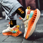Modern Running Shoes Men Trendy Sneakers Sports Non-Slip High Quality Running Shoes Blade Sneakers Casual Athletic Walking Tennis Shoes Fashion Sneakers For Men Stevvex