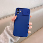 Modern Slide Camera Protector Phone Case On For Iphone 13 Pro 11 12 13pro Max Mini Iphone13 12pro Silicone Silicone Shockproof Phone Case Drop Protection  Back Cover For Smartphone Stevvex