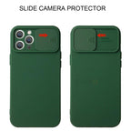 Modern Slide Camera Protector Phone Case On For Iphone 13 Pro 11 12 13pro Max Mini Iphone13 12pro Silicone Silicone Shockproof Phone Case Drop Protection  Back Cover For Smartphone Stevvex