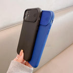 Modern Slide Camera Protector Phone Case On For Iphone 13 Pro 11 12 13pro Max Mini Iphone13 12pro Silicone Silicone Shockproof Phone Case Drop Protection  Back Cover For Smartphone Stevvex