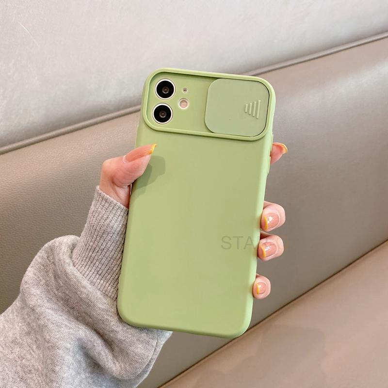 Modern Slide Camera Protector Phone Case On For Iphone 13 Pro 11 12 13pro Max Mini Iphone13 12pro Silicone Silicone Shockproof Phone Case Drop Protection  Back Cover For Smartphone Stevvex