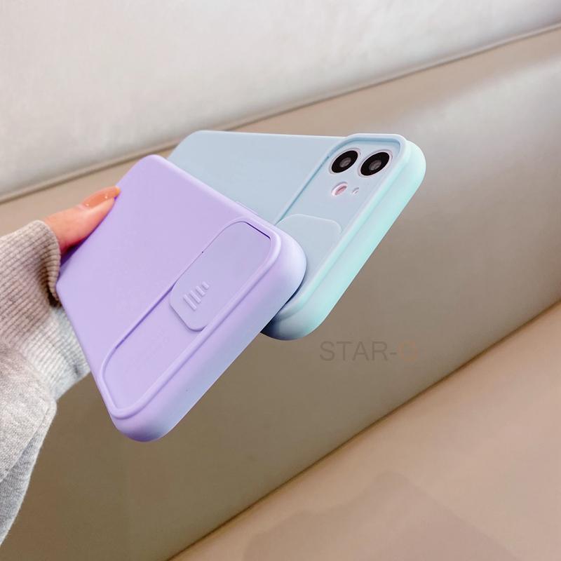 Modern Slide Camera Protector Phone Case On For Iphone 13 Pro 11 12 13pro Max Mini Iphone13 12pro Silicone Silicone Shockproof Phone Case Drop Protection  Back Cover For Smartphone Stevvex