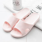 Modern Slippers Women Summer Thick Bottom Indoor Home Couples Home Bathroom Soft To Wear Cool Slippers EVA Open Toe Soft Slippers Soft Shower Massage Bath Pool Gym House Slipper