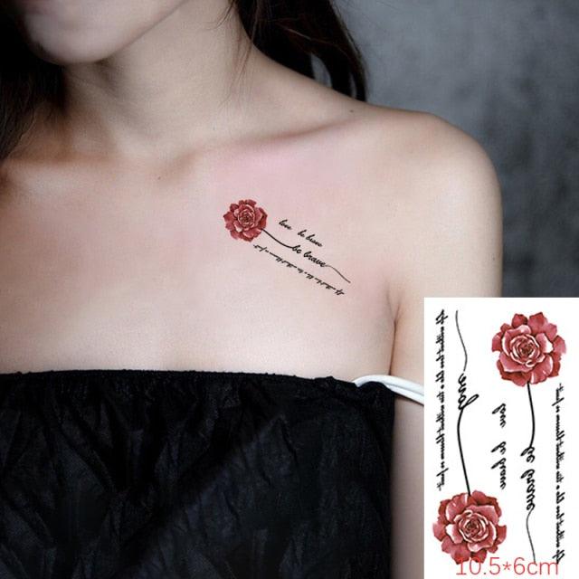 Modern Small Tattoo Sun Moon Heart Waterproof Temporary Tattoos High Quality Design For Womens Stevvex