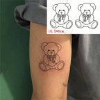 Modern Small Tattoo Sun Moon Heart Waterproof Temporary Tattoos High Quality Design For Womens Stevvex