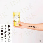 Modern Small Tattoo Sun Moon Heart Waterproof Temporary Tattoos High Quality Design For Womens Stevvex
