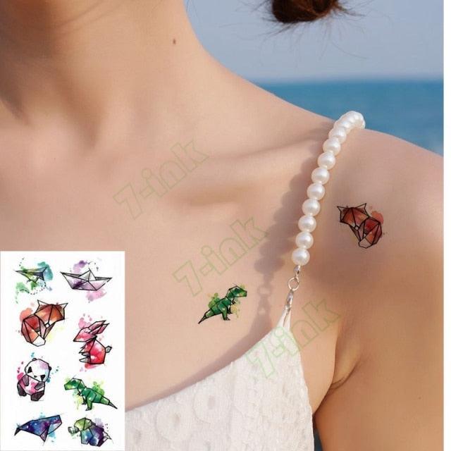 Modern Small Tattoo Sun Moon Heart Waterproof Temporary Tattoos High Quality Design For Womens Stevvex